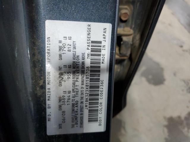 صورة رقم 10 من المزاد - 2008 MAZDA 3 S مع VIN JM1BK323X81185708