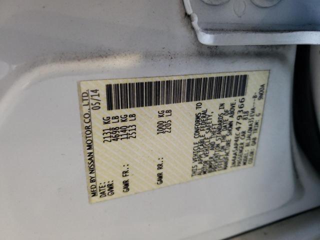 Photo 10 from auction – 2014 NISSAN MAXIMA S with VIN 1N4AA5AP4EC479366