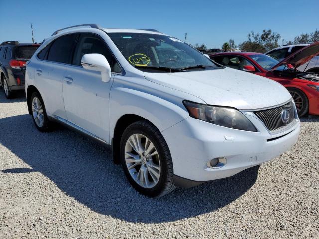 LEXUS RX 450 2010 with VIN JTJBC1BAXA2005835 - Photo from auction