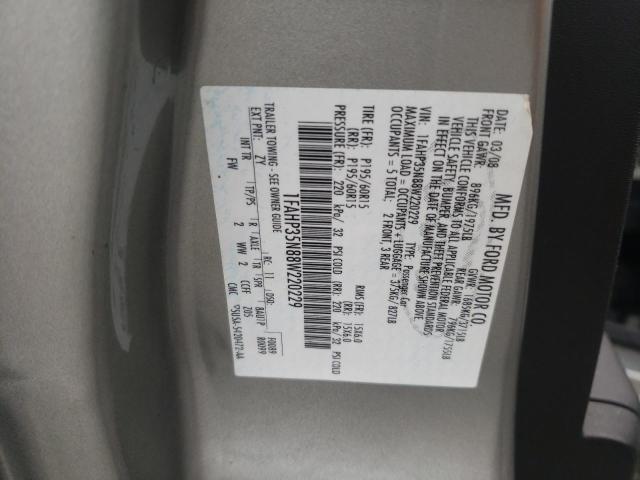 Photo 10 from auction – 2008 FORD FOCUS SE with VIN 1FAHP35N88W220229