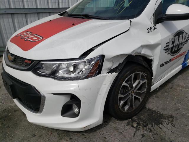 Photo 9 from auction – 2017 CHEVROLET SONIC LT with VIN 1G1JD6SG4H4108009