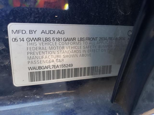 Photo 10 from auction – 2014 AUDI S4 PREMIUM with VIN WAUBGAFL7EA155249