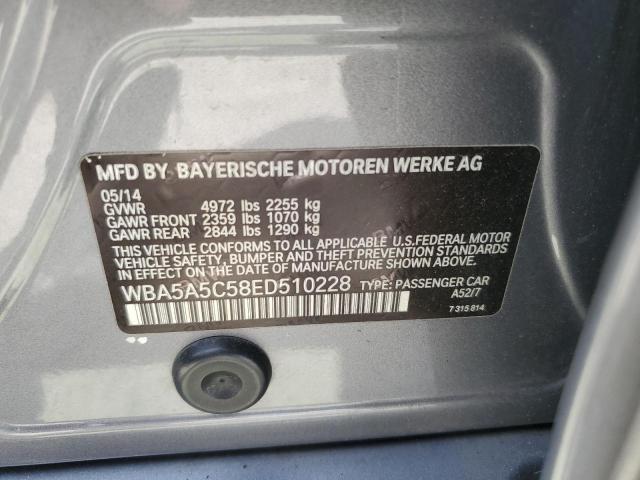 Photo 10 from auction – 2014 BMW 528 I with VIN WBA5A5C58ED510228