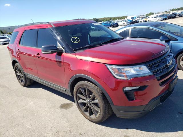 FORD EXPLORER X 2018 with VIN 1FM5K7DH3JGC64102 - Photo from auction
