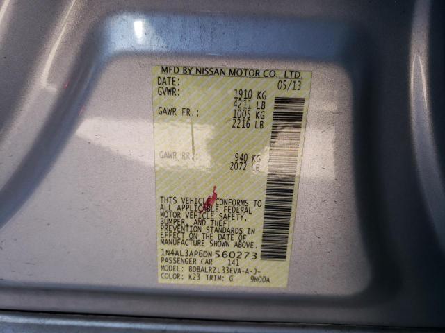 Photo 10 from auction – 2013 NISSAN ALTIMA 2.5 with VIN 1N4AL3AP6DN560273