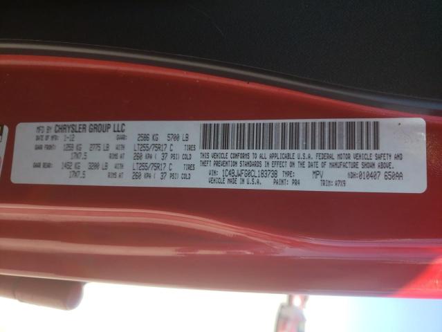 Photo 10 from auction – 2012 JEEP WRANGLER U with VIN 1C4BJWFG0CL183738