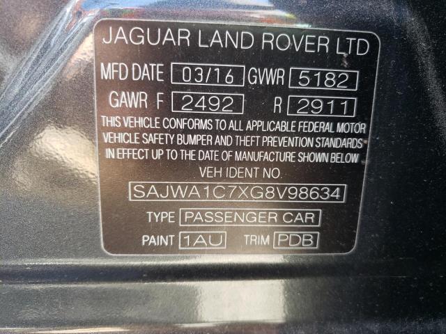 Photo 10 from auction – 2016 JAGUAR XJ with VIN SAJWA1C7XG8V98634