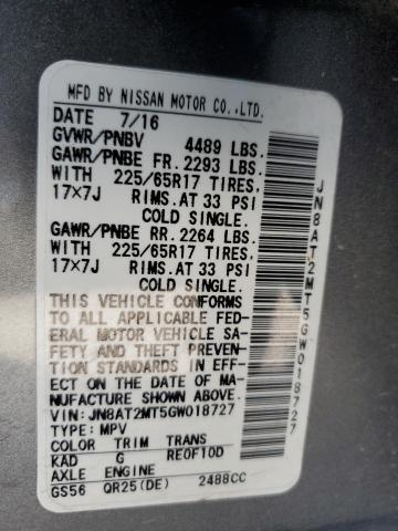 Photo 10 from auction – 2016 NISSAN ROGUE S with VIN JN8AT2MT5GW018727