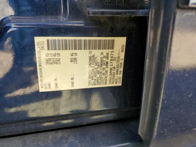 Photo 10 from auction – 2011 NISSAN ALTIMA BAS with VIN 1N4AL2APXBC178475
