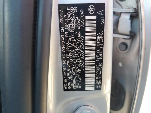 Photo 10 from auction – 2018 TOYOTA PRIUS C with VIN JTDKDTB38J1604798