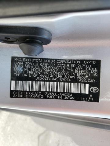 Photo 10 from auction – 2010 TOYOTA PRIUS with VIN JTDKN3DUXA5189074