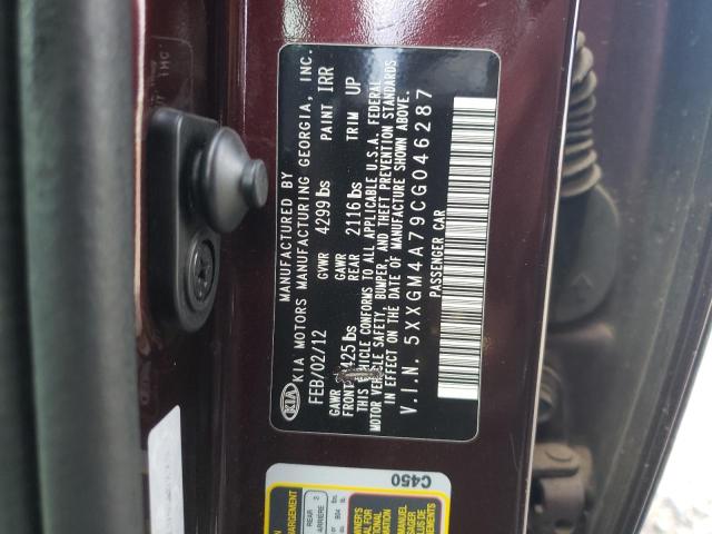 Photo 10 from auction – 2012 KIA OPTIMA LX with VIN 5XXGM4A79CG046287