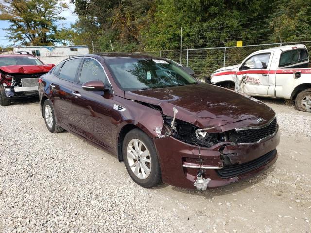 KIA OPTIMA LX 2017 with VIN 5XXGT4L36HG164866 - Photo from auction