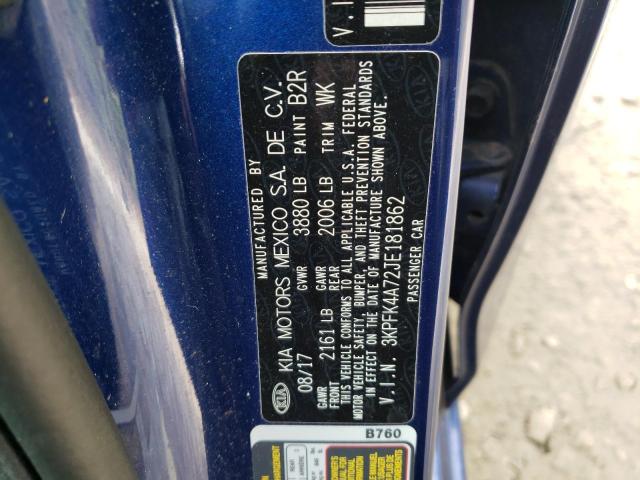 Photo 10 from auction – 2018 KIA FORTE LX with VIN 3KPFK4A72JE181862