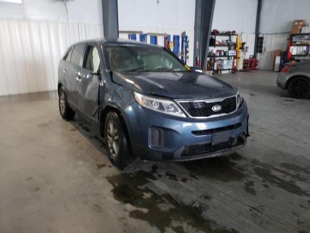 KIA SORENTO LX 2014 with VIN 5XYKT4A62EG426705 - Photo from auction