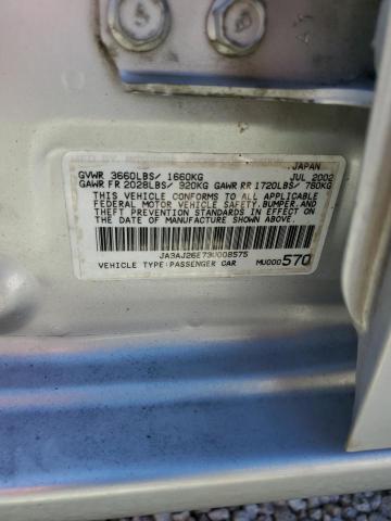 Photo 10 from auction – 2003 MITSUBISHI LANCER ES with VIN JA3AJ26E73U008575
