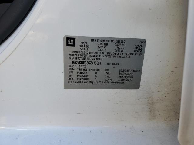 Photo 10 from auction – 2016 CHEVROLET SILVERADO with VIN 1GCVKREC8GZ416634