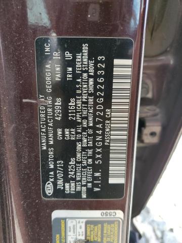Photo 10 from auction – 2013 KIA OPTIMA EX with VIN 5XXGN4A72DG226323
