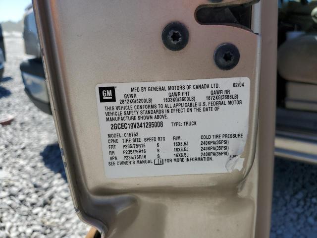 Photo 10 from auction – 2004 CHEVROLET SILVERADO with VIN 2GCEC19V341295008
