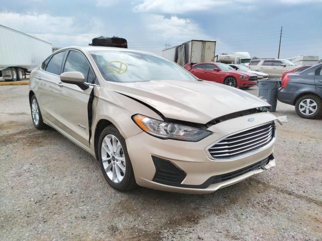 FORD FUSION SE 2019 with VIN 3FA6P0LU6KR119927 - Photo from auction