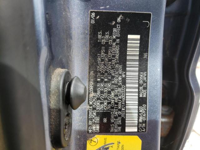 Photo 10 from auction – 2006 TOYOTA HIGHLANDER with VIN JTEEW21A960023322