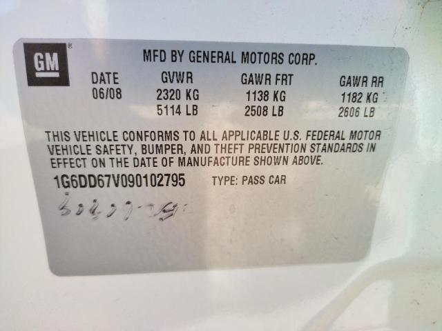Photo 10 from auction – 2009 CADILLAC STS with VIN 1G6DD67V090102795