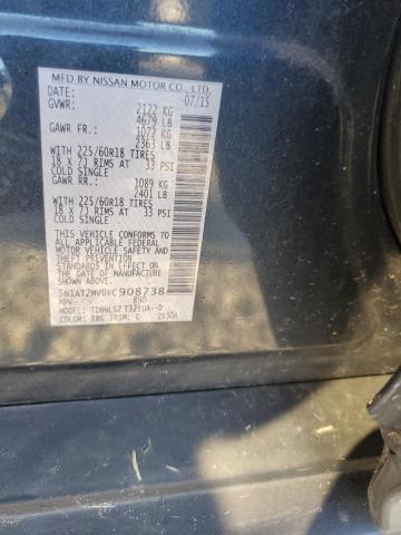 Photo 10 from auction – 2015 NISSAN ROGUE S with VIN 5N1AT2MV0FC908738