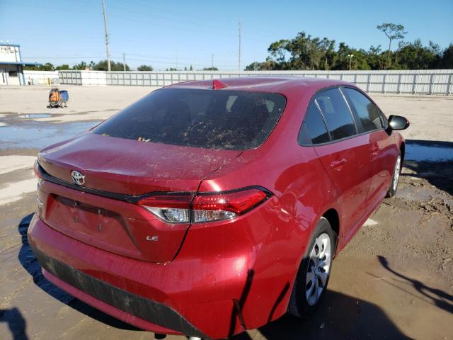 Photo 4 from auction – 2022 TOYOTA COROLLA LE with VIN 5YFEPMAE6NP306104