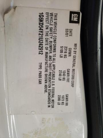 Photo 10 from auction – 2001 CADILLAC DEVILLE with VIN 1G6KD54Y21U242912