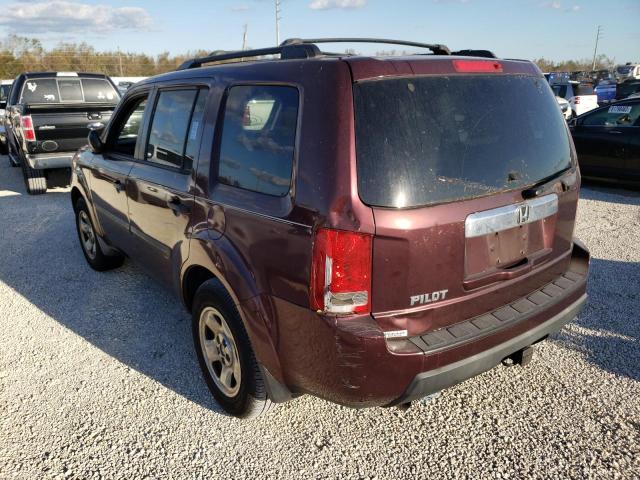 Photo 3 from auction – 2009 HONDA PILOT LX with VIN 5FNYF38259B002267