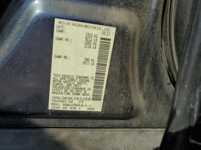 Photo 10 from auction – 2013 NISSAN ALTIMA 2.5 with VIN 1N4AL3AP1DC265268