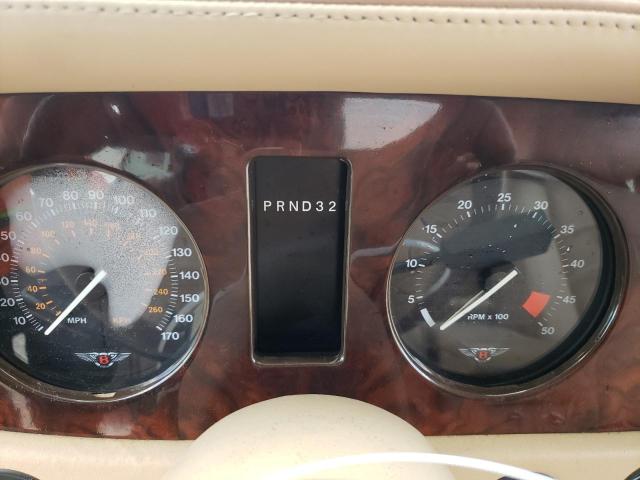 Photo 8 from auction – 2000 BENTLEY AZURE with VIN SCBZK22E3YCX62046