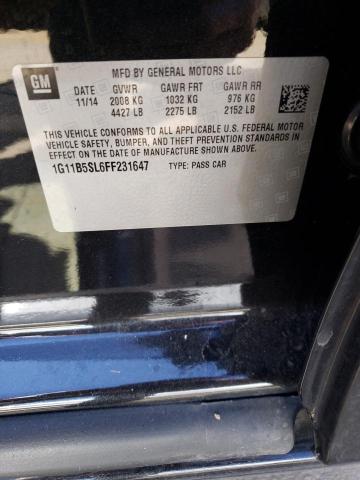 Photo 10 from auction – 2015 CHEVROLET MALIBU LS with VIN 1G11B5SL6FF231647
