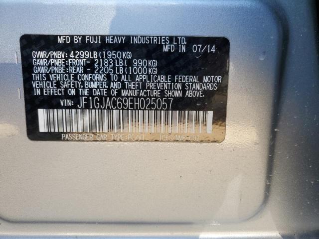Photo 10 from auction – 2014 SUBARU IMPREZA PR with VIN JF1GJAC69EH025057