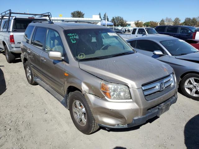 HONDA PILOT EXL 2007 with VIN 2HKYF18587H512044 - Photo from auction
