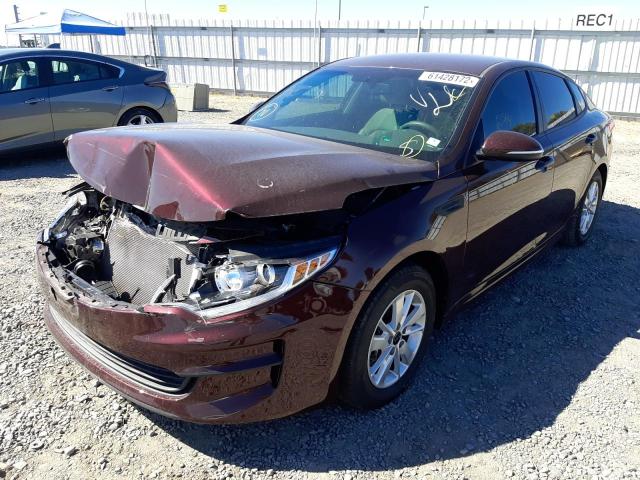 Photo 2 from auction – 2016 KIA OPTIMA LX with VIN 5XXGT4L37GG117912