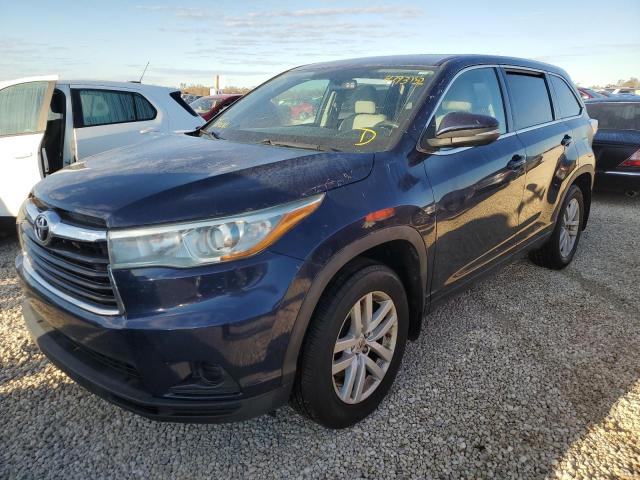 Photo 2 from auction – 2015 TOYOTA HIGHLANDER with VIN 5TDBKRFHXFS173065