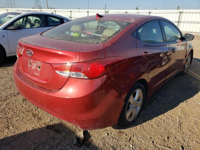 Photo 4 from auction – 2011 HYUNDAI ELANTRA GL with VIN KMHDH4AE0BU140570