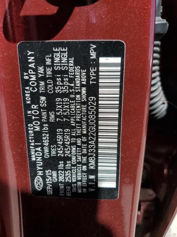 Photo 10 from auction – 2016 HYUNDAI TUCSON LIM with VIN KM8J33A22GU085029