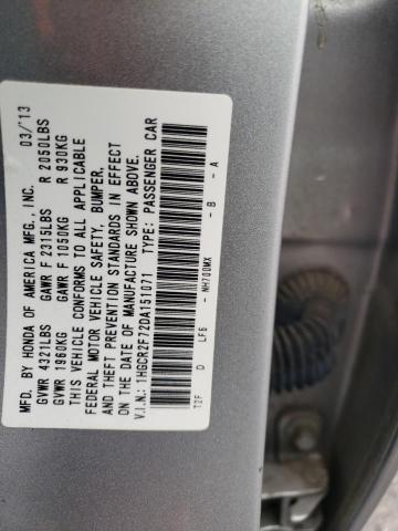 Photo 10 from auction – 2013 HONDA ACCORD EX with VIN 1HGCR2F72DA151071