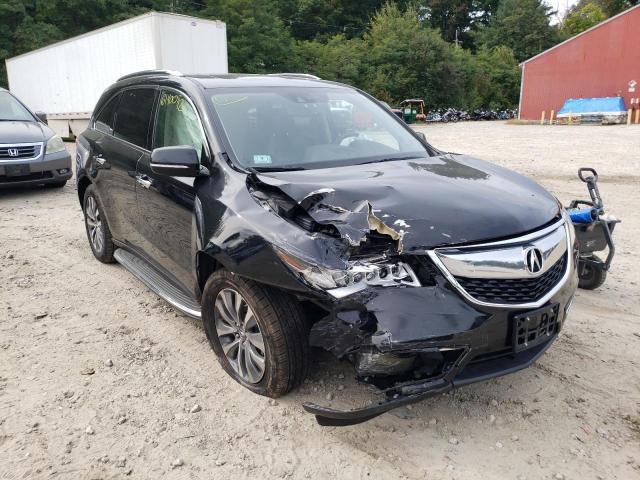 ACURA MDX TECHNO 2014 with VIN 5FRYD4H42EB039296 - Photo from auction