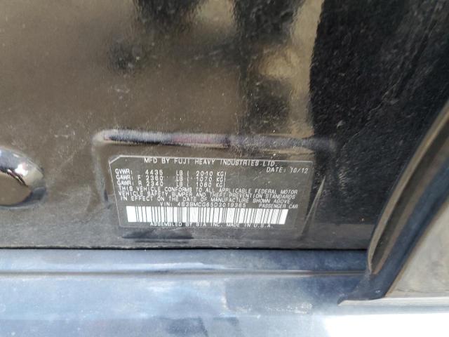 Photo 10 from auction – 2013 SUBARU LEGACY 2.5 with VIN 4S3BMCG65D3019365