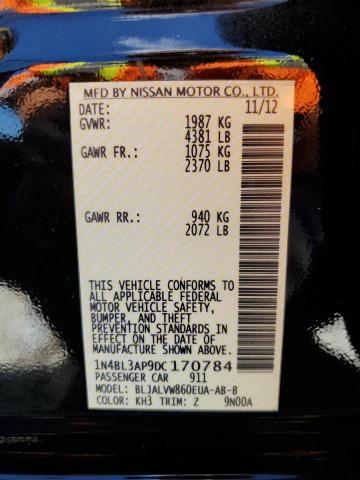 Photo 10 from auction – 2013 NISSAN ALTIMA 3.5 with VIN 1N4BL3AP9DC170784