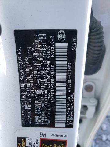 Photo 10 from auction – 2015 TOYOTA CAMRY LE with VIN 4T4BF1FK2FR459846