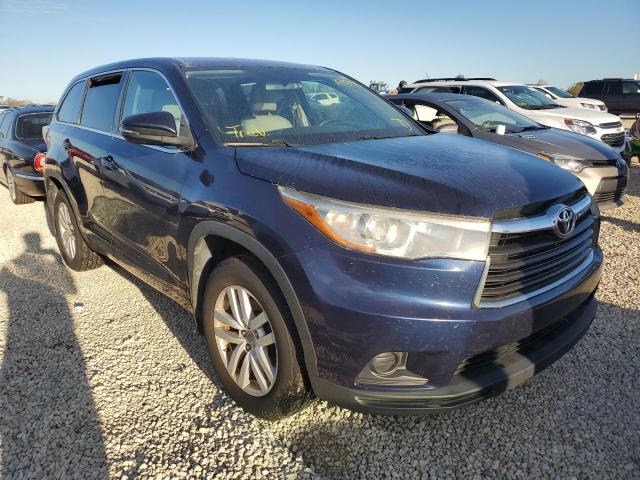 TOYOTA HIGHLANDER 2015 with VIN 5TDBKRFHXFS173065 - Photo from auction