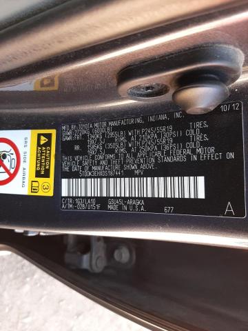 Photo 10 from auction – 2013 TOYOTA HIGHLANDER with VIN 5TDDK3EHXDS187441