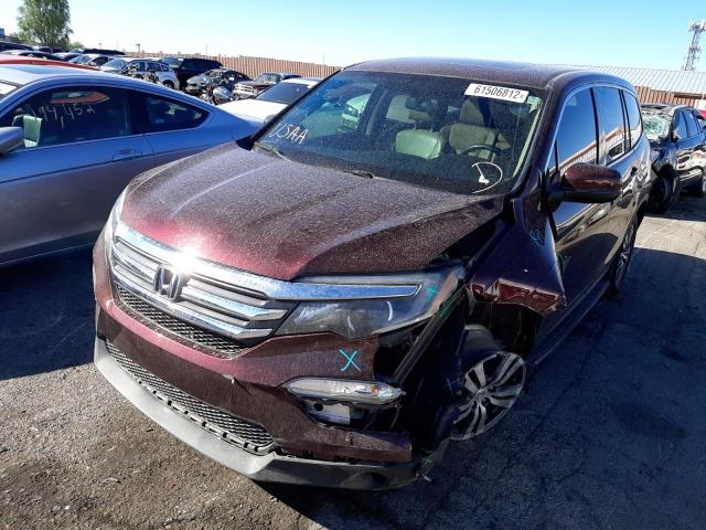 Photo 2 from auction – 2016 HONDA PILOT EXL with VIN 5FNYF6H59GB093942