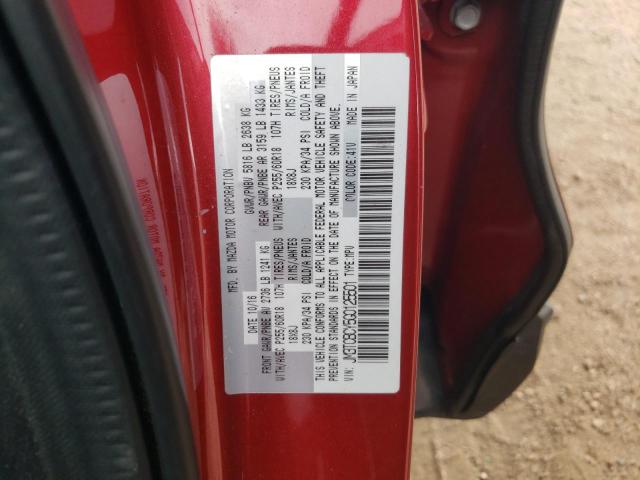 Photo 10 from auction – 2016 MAZDA CX-9 TOURI with VIN JM3TCBCY5G0125501