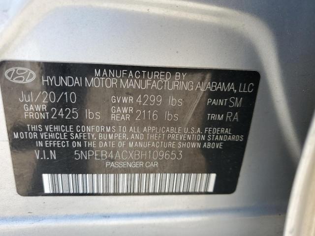 Photo 10 from auction – 2011 HYUNDAI SONATA GLS with VIN 5NPEB4ACXBH109653