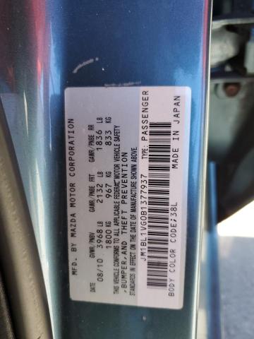 Photo 10 from auction – 2011 MAZDA 3 I with VIN JM1BL1VG0B1377937